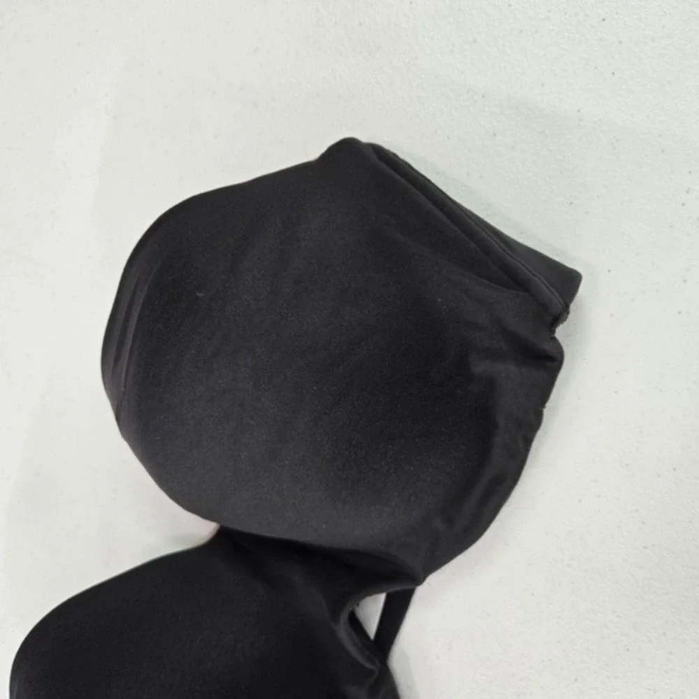 Lilyette Women Bra 38D‎ Black Multiway Lightly Lined Underwire NO STRAPS